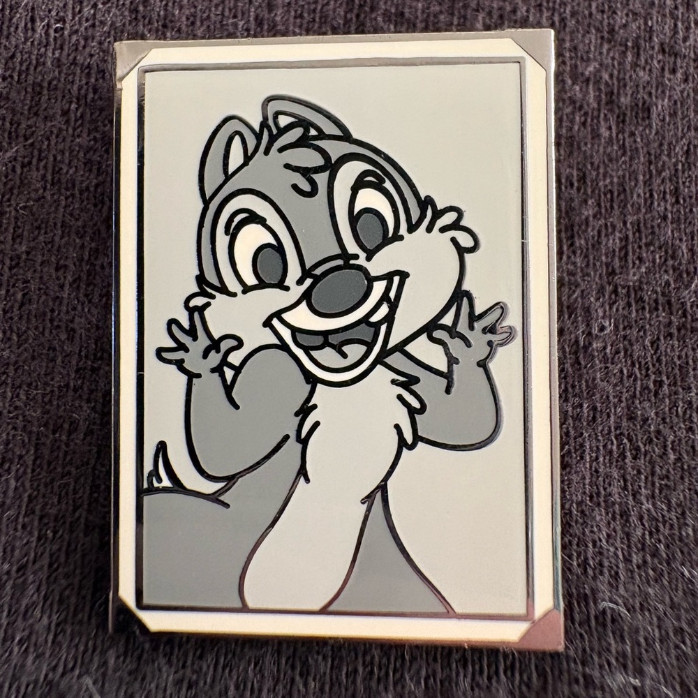 Disney Trading Pin - Black and White Snapshot - Dale from Chip N Dale